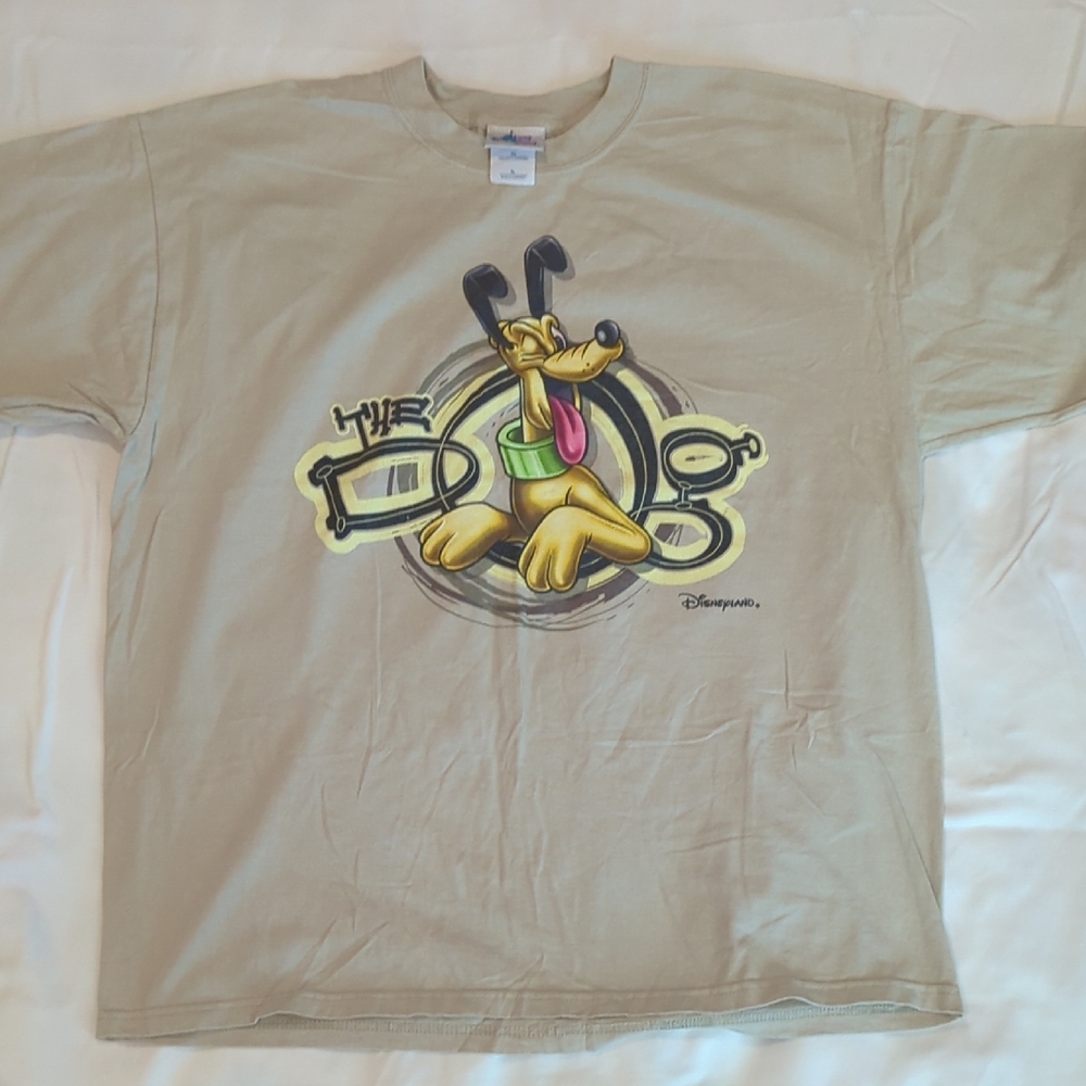 Disney Tan Short Sleeve Tee with Musical Graphic